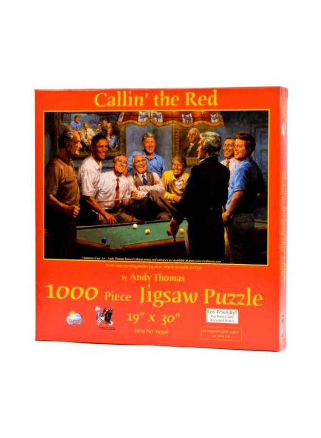 SunsOut 1000-Piece Callin' The Red Jigsaw Puzzle SB005FYG8H0 - Image 1