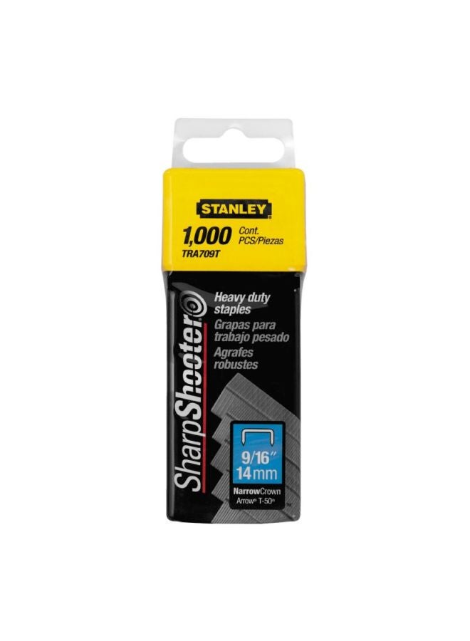 ستانلي مجموعة دبابيس دباسة شارب شوتر مكونة من 1000 قطعة فضي