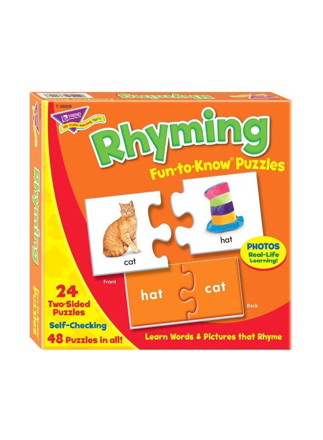 48-Piece Rhyming Fun-To-Know Jigsaw Puzzle T36009 - v1581585573/N34395511A_1