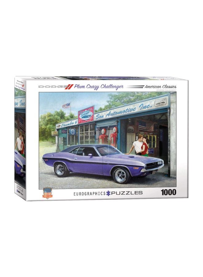 يورو جرافيكس أحجية تركيب الصور المقطعة بتصميم تشالنجر المجنون على شكل برقوق مكونة من 1000 قطعة طراز 6000-0985 - Image 2