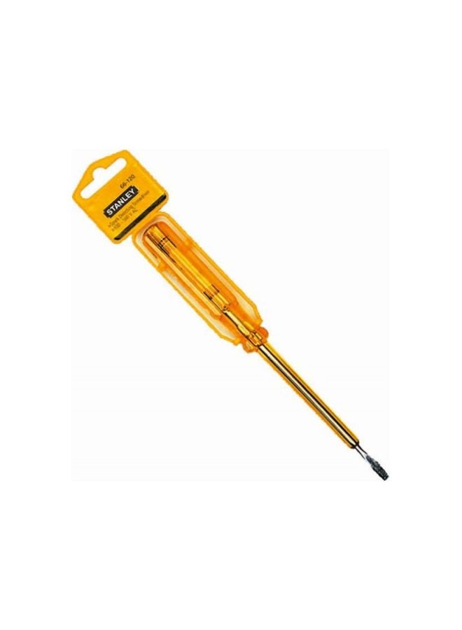 Stanley Screw Driver Testers Yellow/Silver 