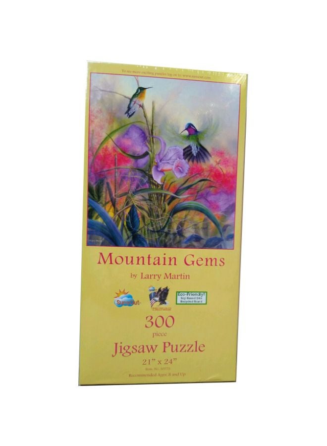 SunsOut 300-Piece Mountain Gems Jigsaw Puzzle - Image 1