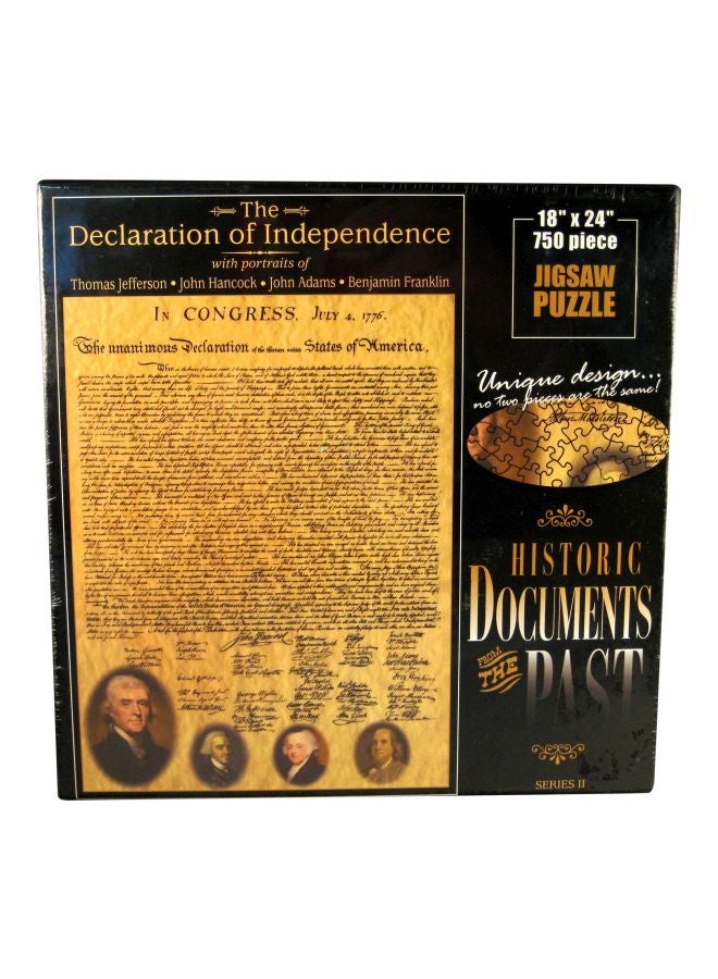 مجموعة أحجية تركيب صور لإعلان الاستقلال مكونة من 750 قطعة طراز 70132 - Image 1