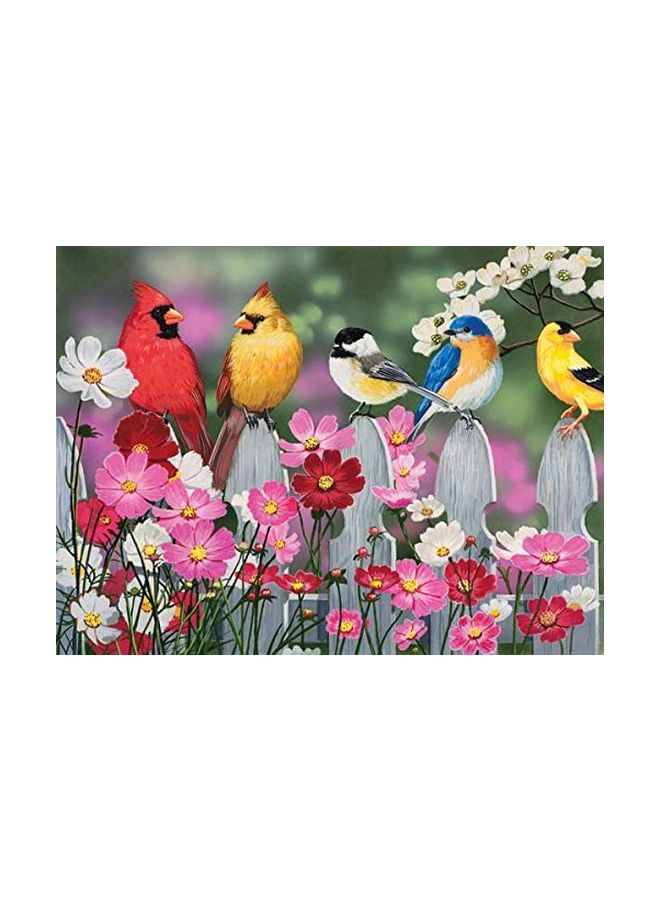 SunsOut 500-Piece Songbirds And Cosmos Jigsaw Puzzle - Image 2