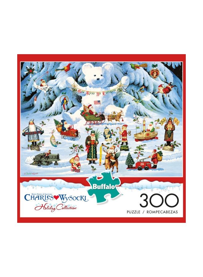 بافلو جايمز لعبة أحجية قطع تركيب "Jingle Bell Teddy And Friends" مكونة من 300 قطعة طراز 2626 - Image 1