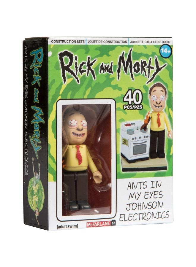 McFarlane Toys - 12853-6 40-PIece Rick And Morty Interlocking Building Set 12853-6 40 14+ Years - Image 1