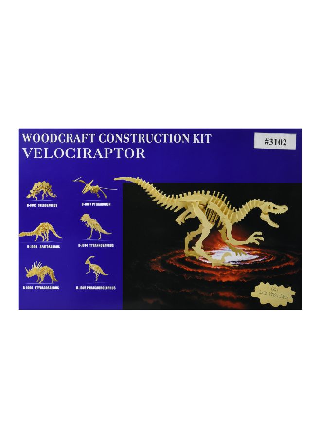 Puzzled 47-Piece Velociraptor 3D Puzzle 3102 - Image 3