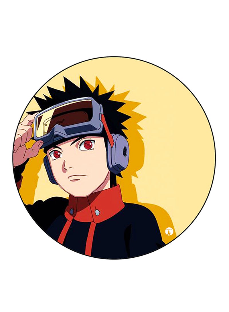 BP The Anime Naruto Printed Round Pin Badge Multicolour - Image 1