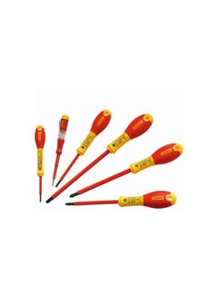 6-Piece Insulated Screw Driver Set Yellow/Red/Black - v1581586342/N34413247A_1