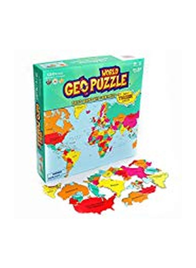 Geotoys 68-Piece World Geo Jigsaw Puzzle Set GEO 106 - Image 2
