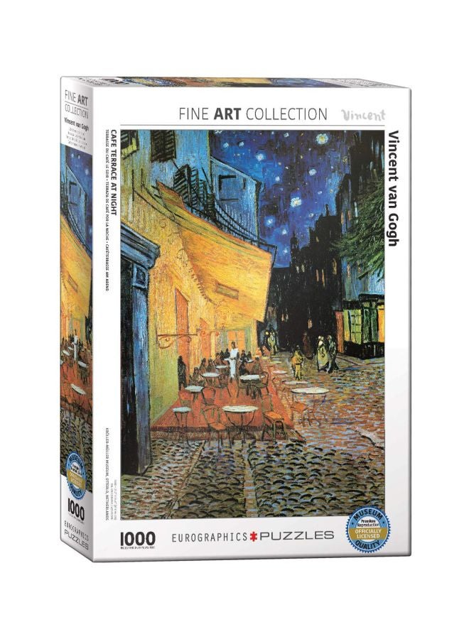 eurographics 1000-Piece Van Gogh Cafe Terrace At Night Jigsaw Puzzle 6000-2143 - Image 1