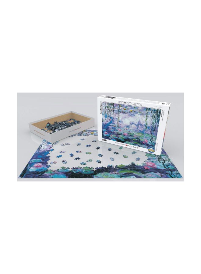 يورو جرافيكس أحجية تركيب الصور بتصميم زنابق ماء مكونة من 1000 قطعة طراز 4366-6000 - Image 3