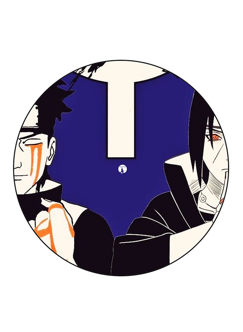 BP The Anime Naruto Printed Round Pin Badge Multicolour - Image 1