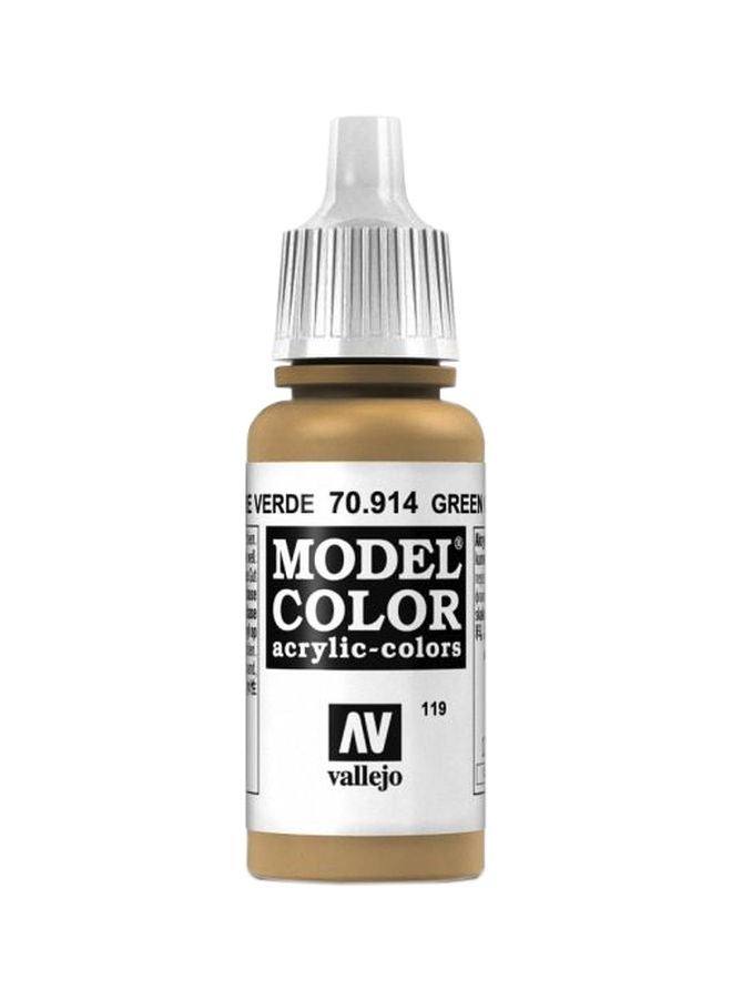 فاليجو طلاء أكريليك موديل كولر طراز VJ70914 بني مصفر مائل للأخضر 70.914