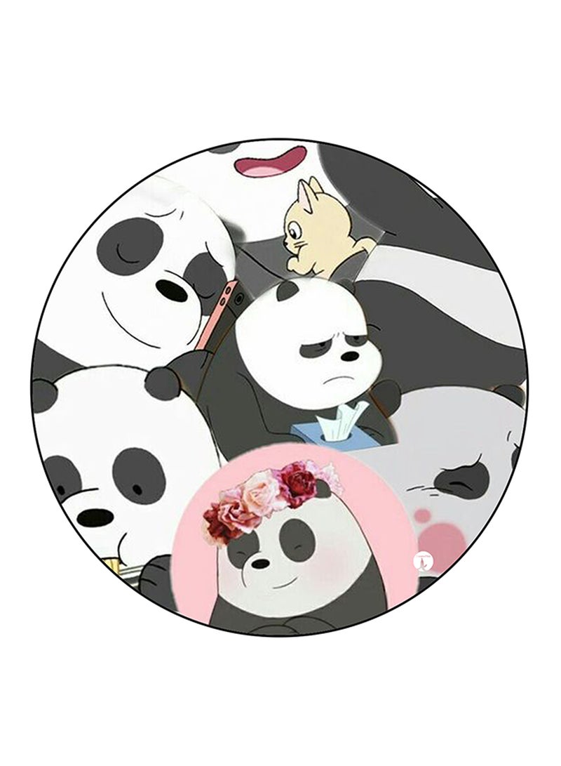 BP We Bare Bears Printed Round Pin Badge Multicolour - Image 1