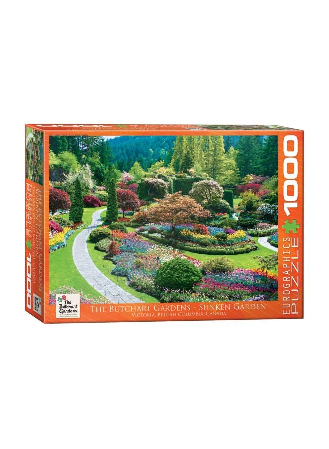 يورو جرافيكس لعبة أحجية تركيب الصور بتصميم حديقة ببِركة مكونة من 1000 قطعة طراز 6000-0700 - Image 1