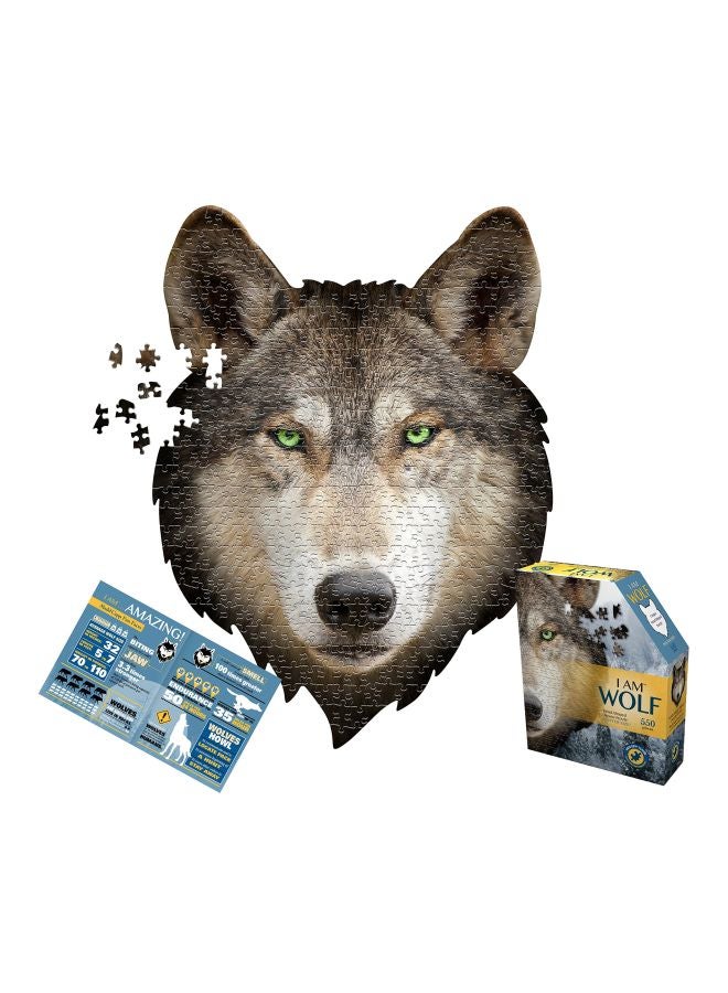 Madd Capp 550-Piece I am Wolf Jigsaw Puzzle 3003-IAMWOLF - Image 2