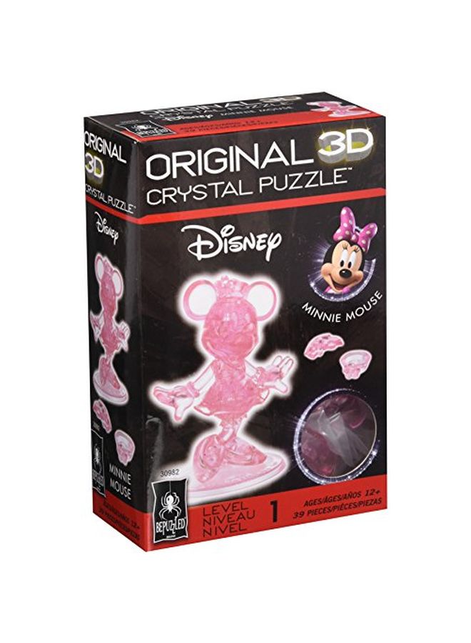 بي بازلد لعبة كريستال بازل بتصميم شخصية ميني ماوس ثلاثية الأبعاد مكونة من 39 قطعة طراز 30982 - Image 2