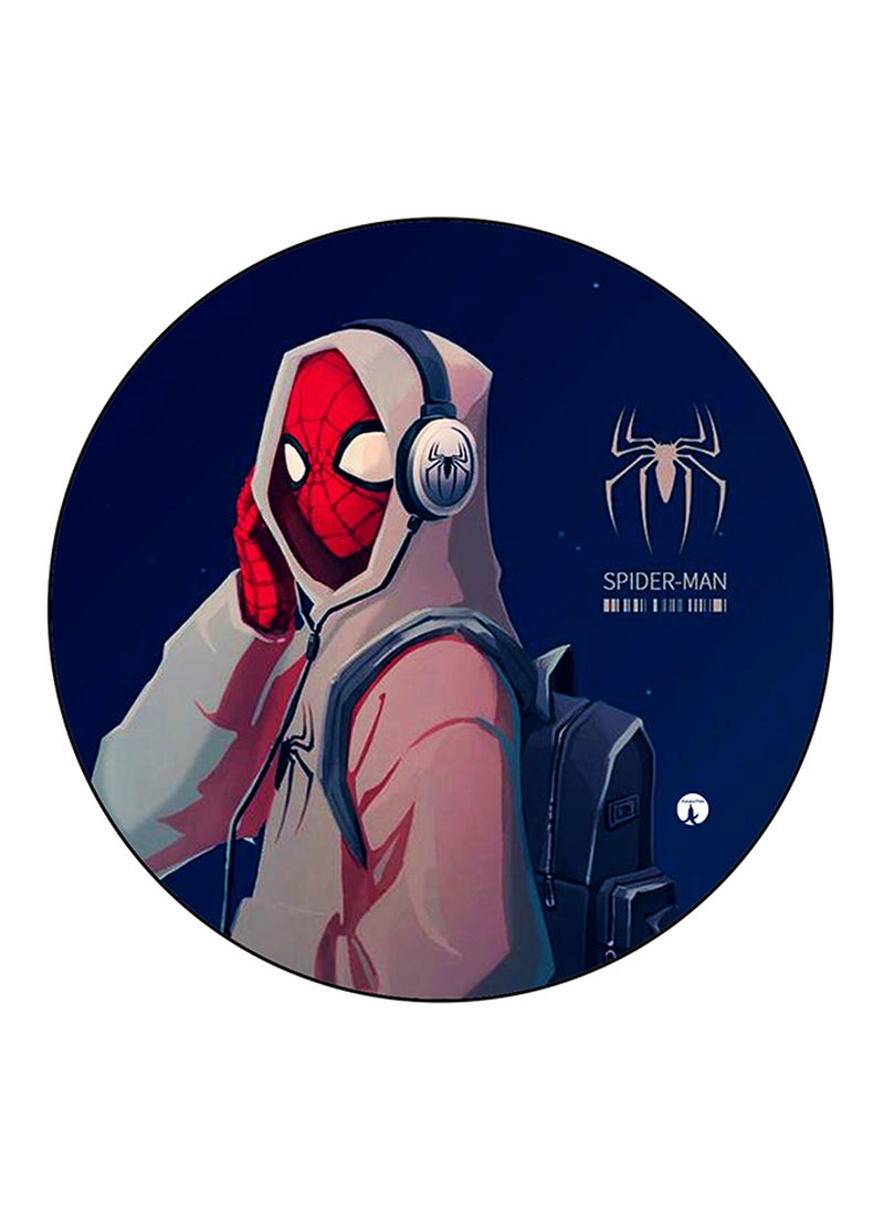 BP Spiderman Printed Round Pin Badge Multicolour - Image 1