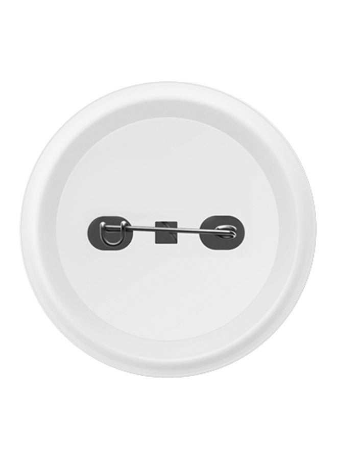 BP Food Printed Round Pin Badge Multicolour - Image 2