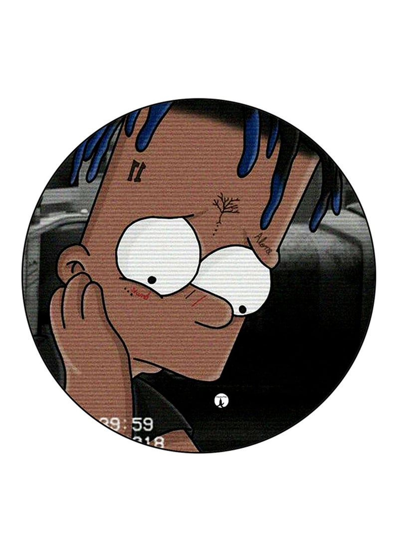 BP The Simpsons Printed Round Pin Badge Multicolour - Image 1