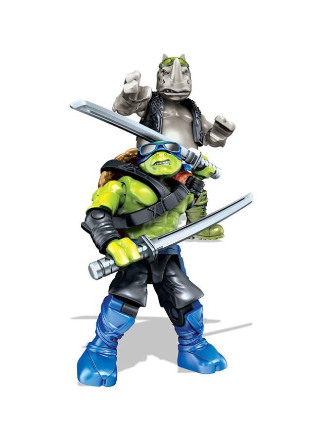 Mega Bloks DPF79 86-Piece Teenange Mutant Ninja Turtles Moto Attack Playset DPF79 6+ Years - Image 2