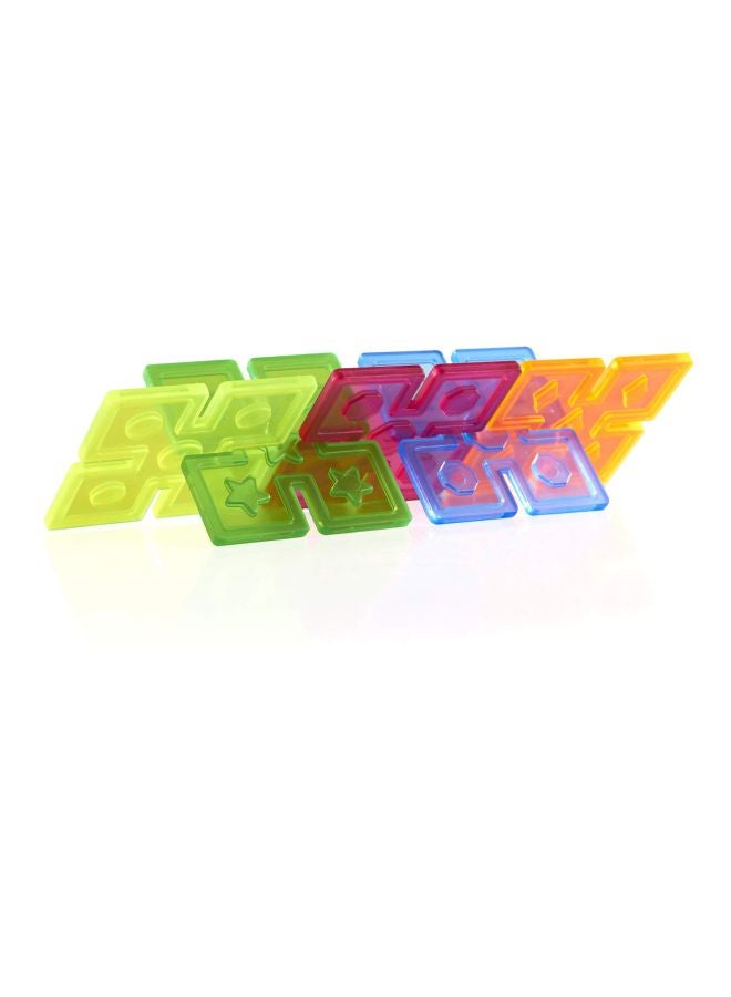 Guidecraft GD-16835 96-Piece Interlox Squares Building Toy GD-16835 2+ Years - Image 2