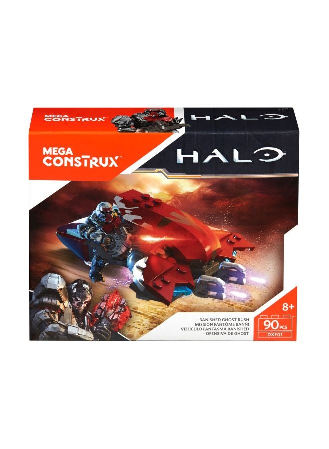 Mega Bloks DXF01 90-Piece Halo Banished Ghost Rush Building Set DXF01 8+ Years - Image 2