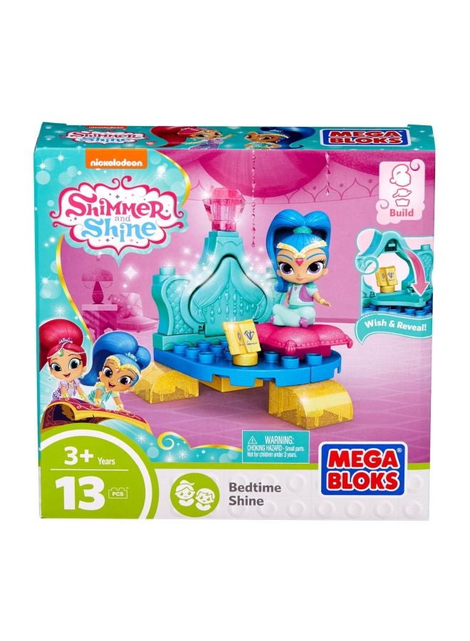 Mega Bloks DXH09 13-Piece Shimmer And Shine Bedtime Shine Building Set DXH09 13 3+ Years - Image 3