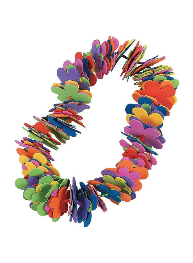Fun Express 12-Piece Fabulous Foam Flower Leis Necklace FNEIN-57/2093
