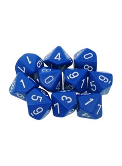 Chessex 10-Piece Ten Sided Dice Set CHX26206  - Image 1