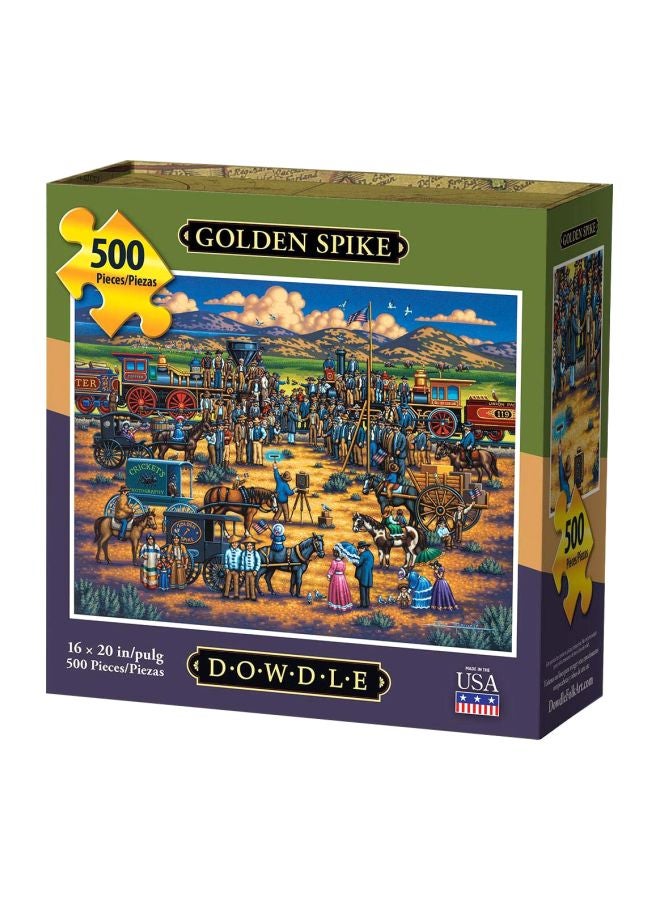 Dowdle 500-Piece Golden Spike Jigsaw Puzzle 235 - Image 1