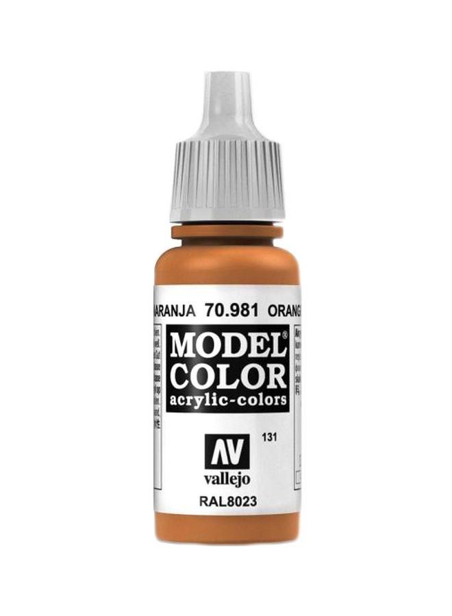 Vallejo Model Color Acrylic Paint Orange Brown