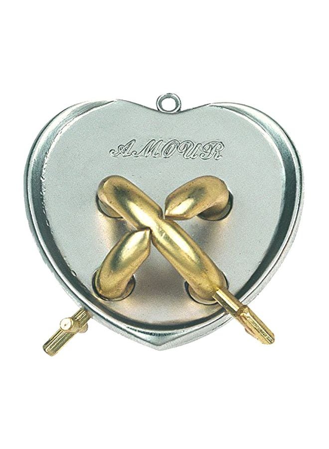 Bepuzzled Amour Hanayama Cast Metal Brain Teaser 30851 - Image 1