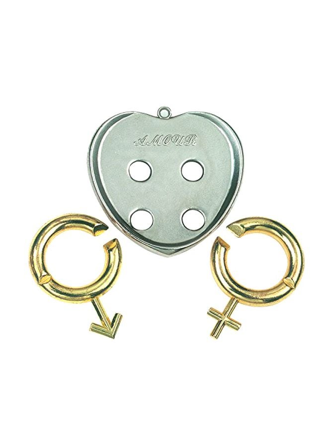 Bepuzzled Amour Hanayama Cast Metal Brain Teaser 30851 - Image 2