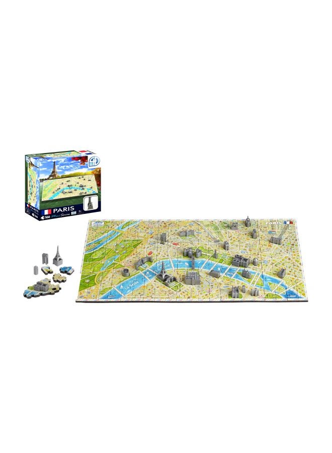 4D Cityscape 166-Piece Paris Mini Puzzle 70004 - Image 1