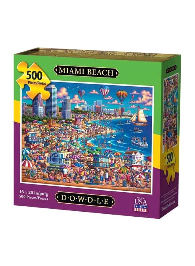 500-Piece Miami Beach Jigsaw Puzzle - v1581588904/N34393447A_1