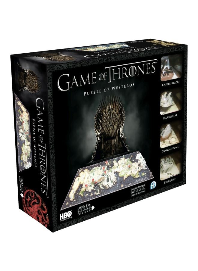 4D Cityscape - Game Of Thrones Puzzle Of Westeros 4D 51000 - Image 1