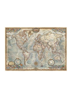 EDUCA 1500-Piece World Map Puzzle Set 16005  - Image 2