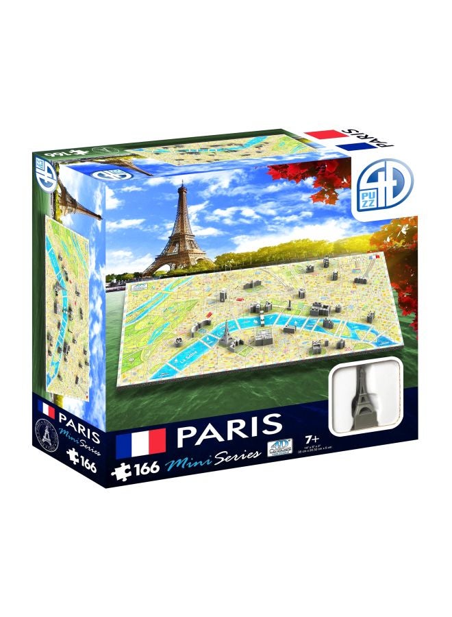 4D Cityscape 166-Piece Paris Mini Puzzle 70004 - Image 2