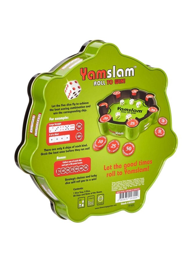 blue orange Yamslam Roll To Win Dice Game Set 300 - Image 2