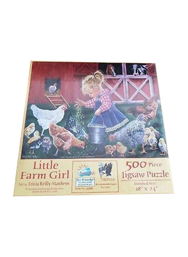 500-Piece Little Farm Girl Jigsaw Puzzle 35886 - v1581589298/N34393454A_1