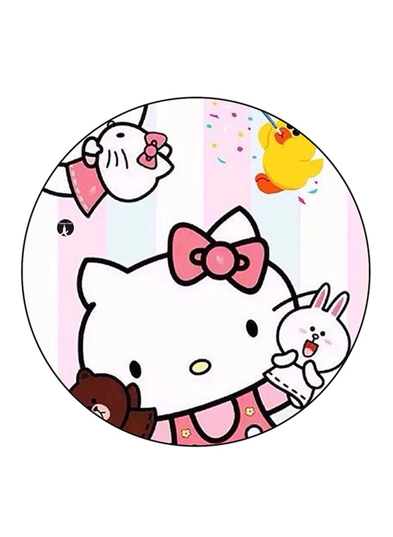 BP Hello Kitty Printed Round Pin Badge Multicolour - Image 1