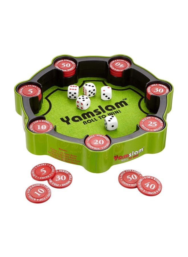 blue orange Yamslam Roll To Win Dice Game Set 300 - Image 1