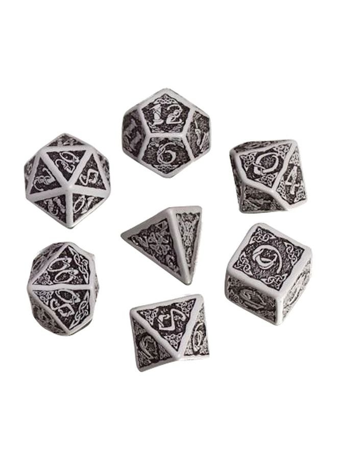 Q WORKSHOP 7-Piece Polyhedral Dice Set SCER12