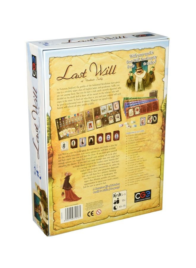 Czech Games Last Will Board Game 00016CGE  - Image 2