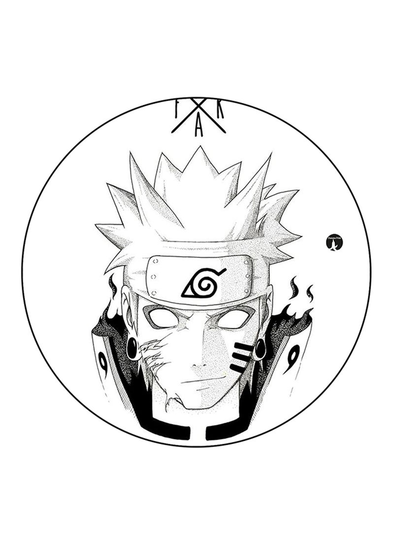 BP The Anime Naruto Printed Round Pin Badge Multicolour - Image 1