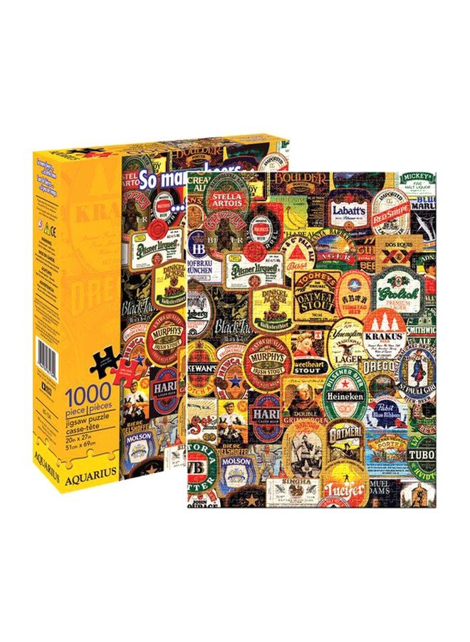 1000-Piece So Many Beers Jigsaw Puzzle