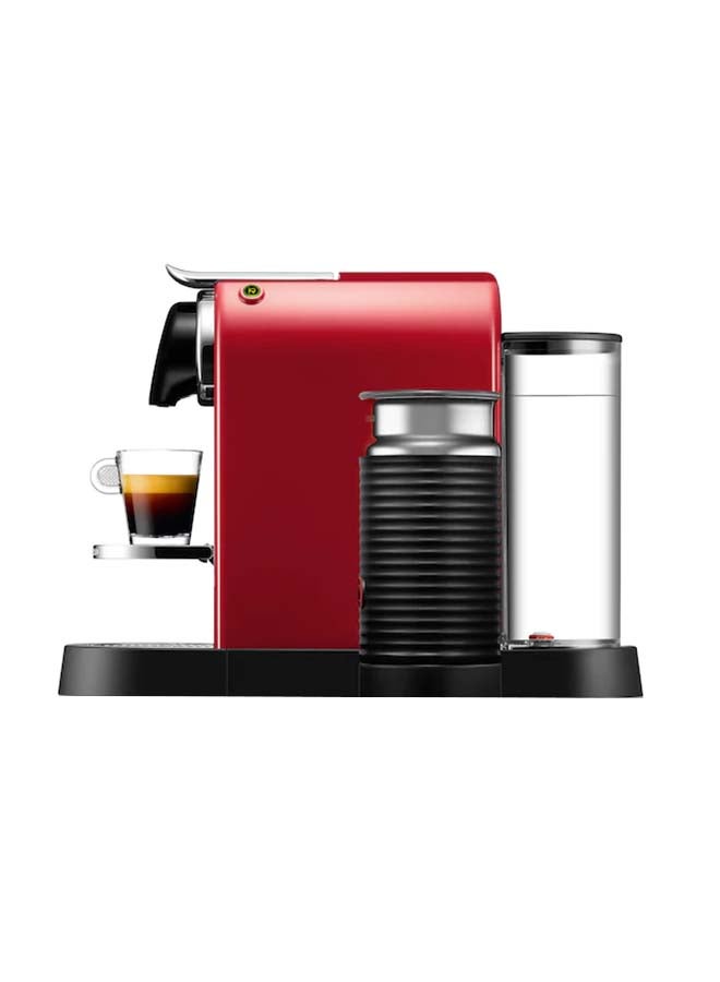 Nespresso - Espresso Coffee Machine With Capsules 1.0 L 1710.0 W C123CR Citiz & milk Cherry red - Image 1
