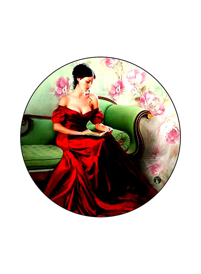 BP Vintage Art Printed Mouse Pad Multicolour